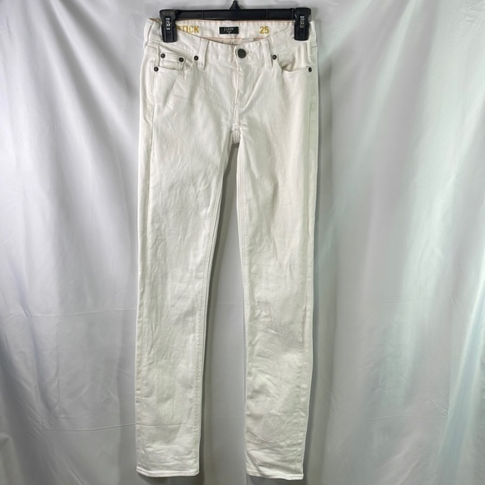 J.Crew matchstick white jeans